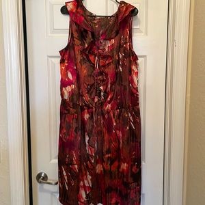 Calvin Klein ruffle dress